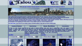 What Talou.net website looked like in 2021 (3 years ago)