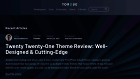 What Torquemag.io website looked like in 2021 (3 years ago)