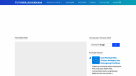 What Tutorialduaenam.com website looked like in 2021 (3 years ago)