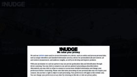 What Thenudge.com website looked like in 2021 (3 years ago)