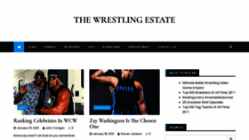 What Thewrestlingestate.com website looked like in 2021 (3 years ago)