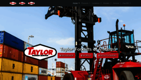 What Taylorforkliftsofalabama.com website looked like in 2021 (3 years ago)