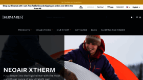 What Thermarest.com website looked like in 2021 (3 years ago)
