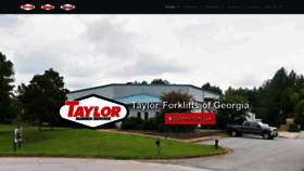 What Taylorforkliftsofgeorgia.com website looked like in 2021 (3 years ago)