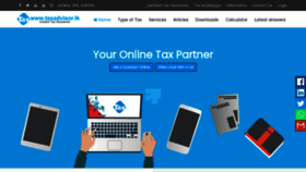 What Taxadvisor.lk website looked like in 2021 (3 years ago)