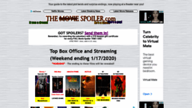 What Themoviespoiler.com website looked like in 2021 (4 years ago)