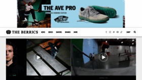 What Theberrics.com website looked like in 2021 (3 years ago)