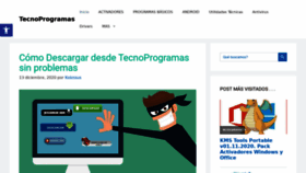 What Tecnoprogramas.com website looked like in 2021 (3 years ago)