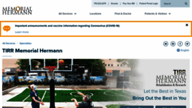 What Tirr.memorialhermann.org website looked like in 2021 (3 years ago)