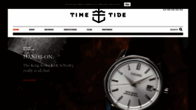 What Timeandtidewatches.com website looked like in 2021 (5 years ago)