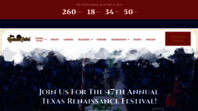 What Texrenfest.com website looked like in 2021 (3 years ago)