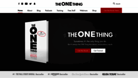 What The1thing.com website looked like in 2021 (3 years ago)