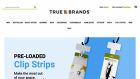 What Truebrands.com website looked like in 2021 (3 years ago)