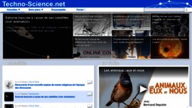 What Techno-science.net website looked like in 2021 (3 years ago)
