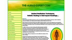 What The-auras-expert.com website looked like in 2021 (3 years ago)