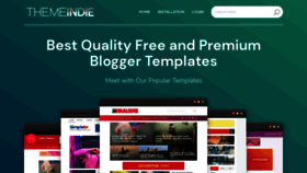 What Themeindie.com website looked like in 2021 (3 years ago)