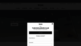 What Tumi.sg website looked like in 2021 (4 years ago)