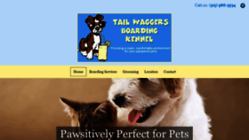 What Tailwaggersny.com website looked like in 2021 (5 years ago)