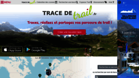 What Tracedetrail.fr website looked like in 2021 (3 years ago)