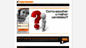What Testefer.com website looked like in 2021 (3 years ago)