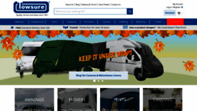What Towsure.com website looked like in 2021 (4 years ago)