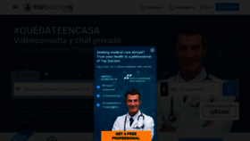 What Topdoctors.com.co website looked like in 2021 (3 years ago)