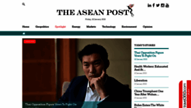 What Theaseanpost.com website looked like in 2021 (3 years ago)