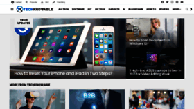 What Techknowable.com website looked like in 2021 (4 years ago)