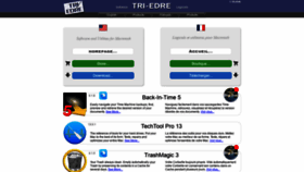What Tri-edre.com website looked like in 2021 (3 years ago)