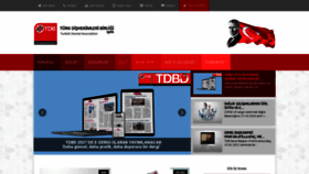 What Tdb.org.tr website looked like in 2021 (3 years ago)