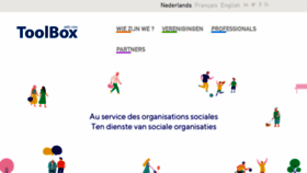 What Toolbox.be website looked like in 2021 (3 years ago)