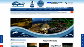 What Theshrimpfarm.com website looked like in 2021 (3 years ago)