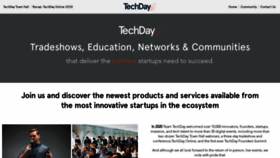 What Techdayhq.com website looked like in 2021 (3 years ago)