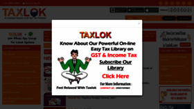 What Taxlok.com website looked like in 2021 (3 years ago)