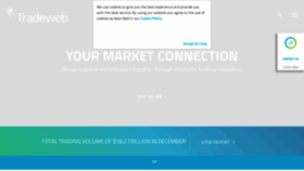 What Tradeweb.com website looked like in 2021 (3 years ago)