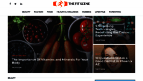 What Thefitscene.com website looked like in 2021 (3 years ago)