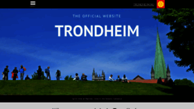 What Trondheim.com website looked like in 2021 (3 years ago)