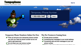 What Tempophone.com website looked like in 2021 (3 years ago)