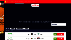 What Thevangtv.vip website looked like in 2021 (3 years ago)