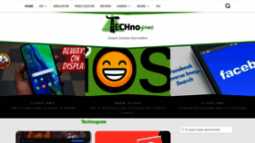 What Technogone.com website looked like in 2021 (3 years ago)