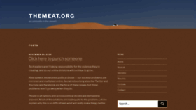 What Themeat.org website looked like in 2021 (3 years ago)