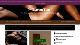 What Turbotanstar.co.uk website looked like in 2021 (3 years ago)