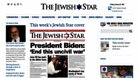 What Thejewishstar.com website looked like in 2021 (3 years ago)