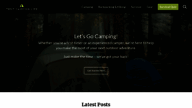 What Tentcampinglife.com website looked like in 2021 (3 years ago)