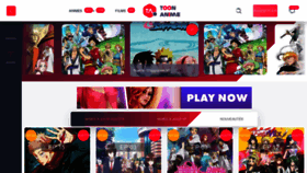 What Toonanime.xyz website looked like in 2021 (4 years ago)