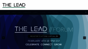 What The-lead.co website looked like in 2021 (3 years ago)