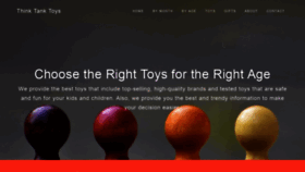 What Thinktanktoys.com website looked like in 2021 (3 years ago)