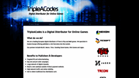 What Tripleacodes.com website looked like in 2021 (3 years ago)
