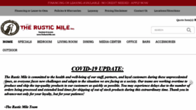 What Therusticmile.com website looked like in 2021 (3 years ago)