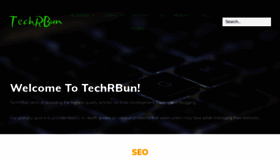 What Techrbun.com website looked like in 2021 (3 years ago)